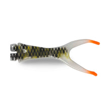 View of Replacement_Tails Musky Innovations Shallow Invader Replacement Tail Reflex Rotten Cucumber available at EZOKO Pike and Musky Shop