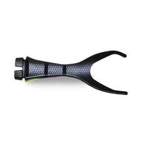 View of Replacement_Tails Musky Innovations Shallow Invader Replacement Tail Black Sucker available at EZOKO Pike and Musky Shop