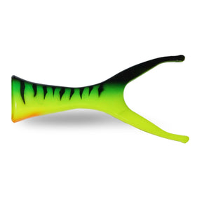 Musky Innovations Shallow Invader Replacement Tail Fire Tiger Replacement Tails
