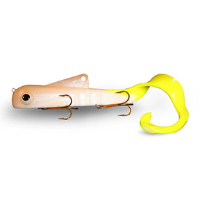 Musky Innovations Shallow Super Mag Dawg AKA Shallow Pounder Lemon Tail Rubber