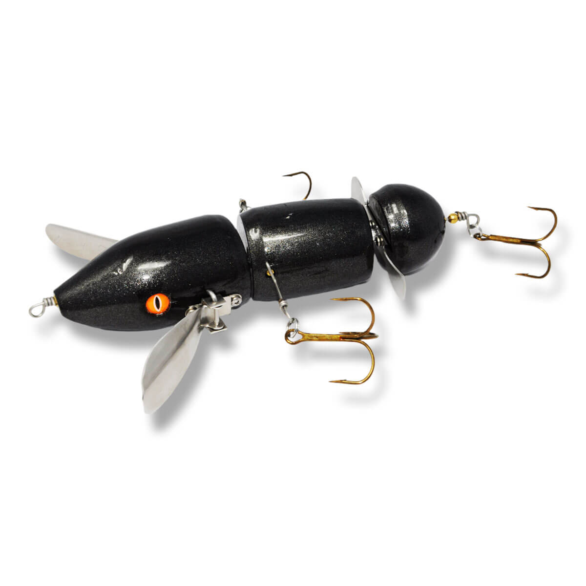 View of Musky Safari Franken Spitzer All Black available at EZOKO Pike and Musky Shop