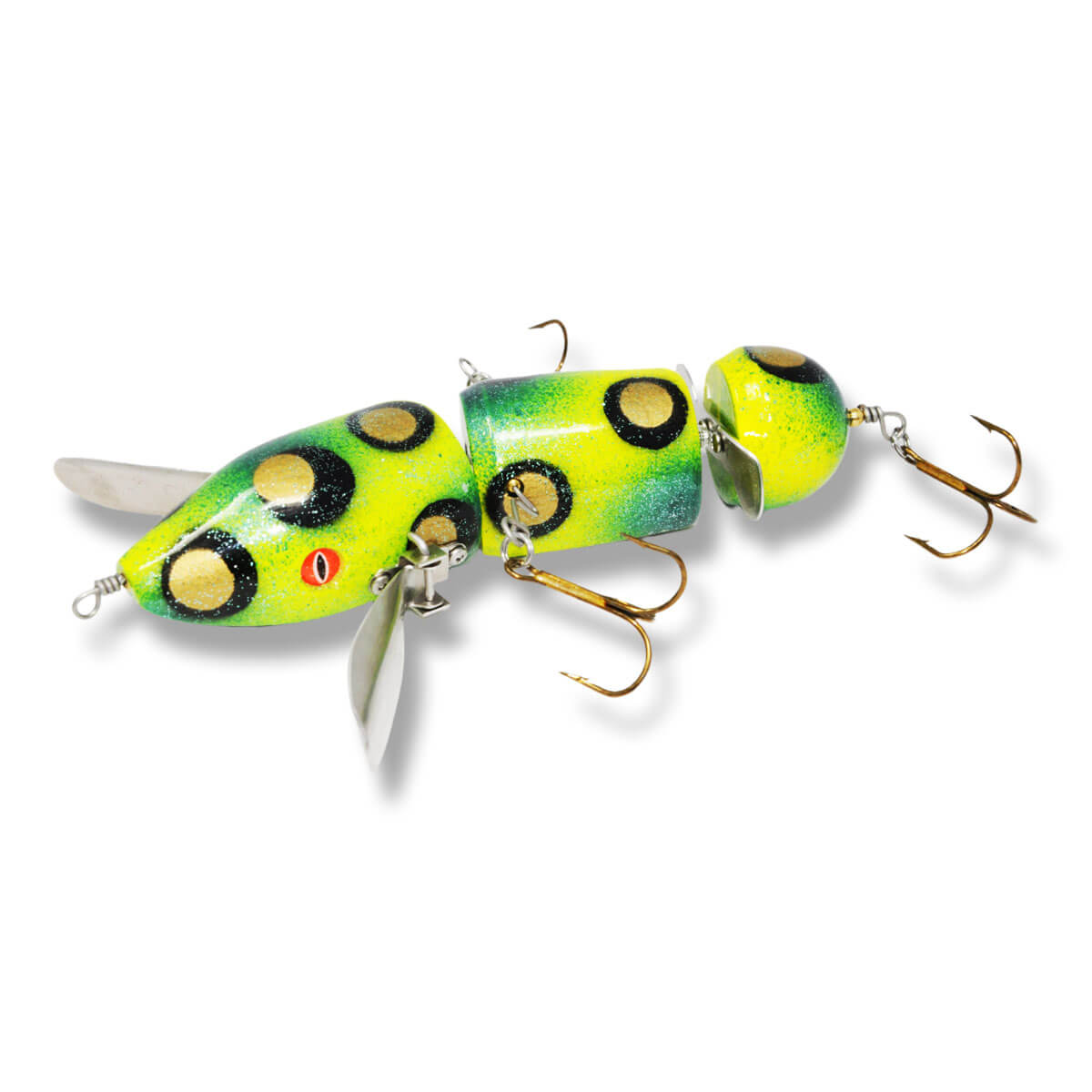 View of Musky Safari Franken Spitzer Lil'Green Marshin available at EZOKO Fishing