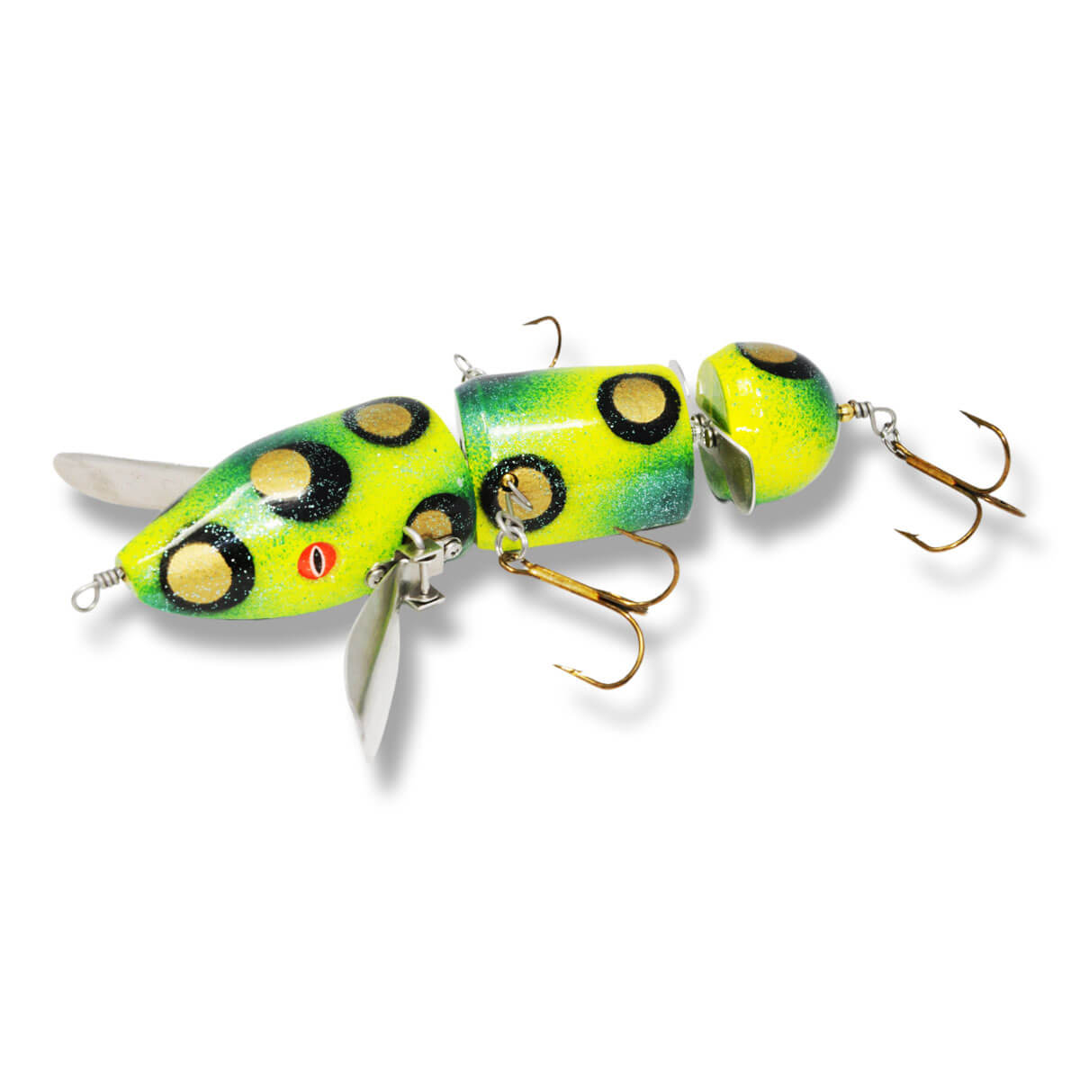 View of Musky Safari Franken Spitzer Lil'Green Marshin available at EZOKO Pike and Musky Shop