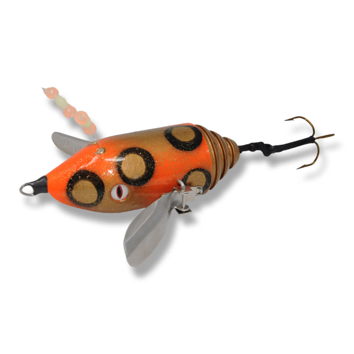 View of Musky Safari Stumble Bee Rotten Nectarine available at EZOKO Fishing