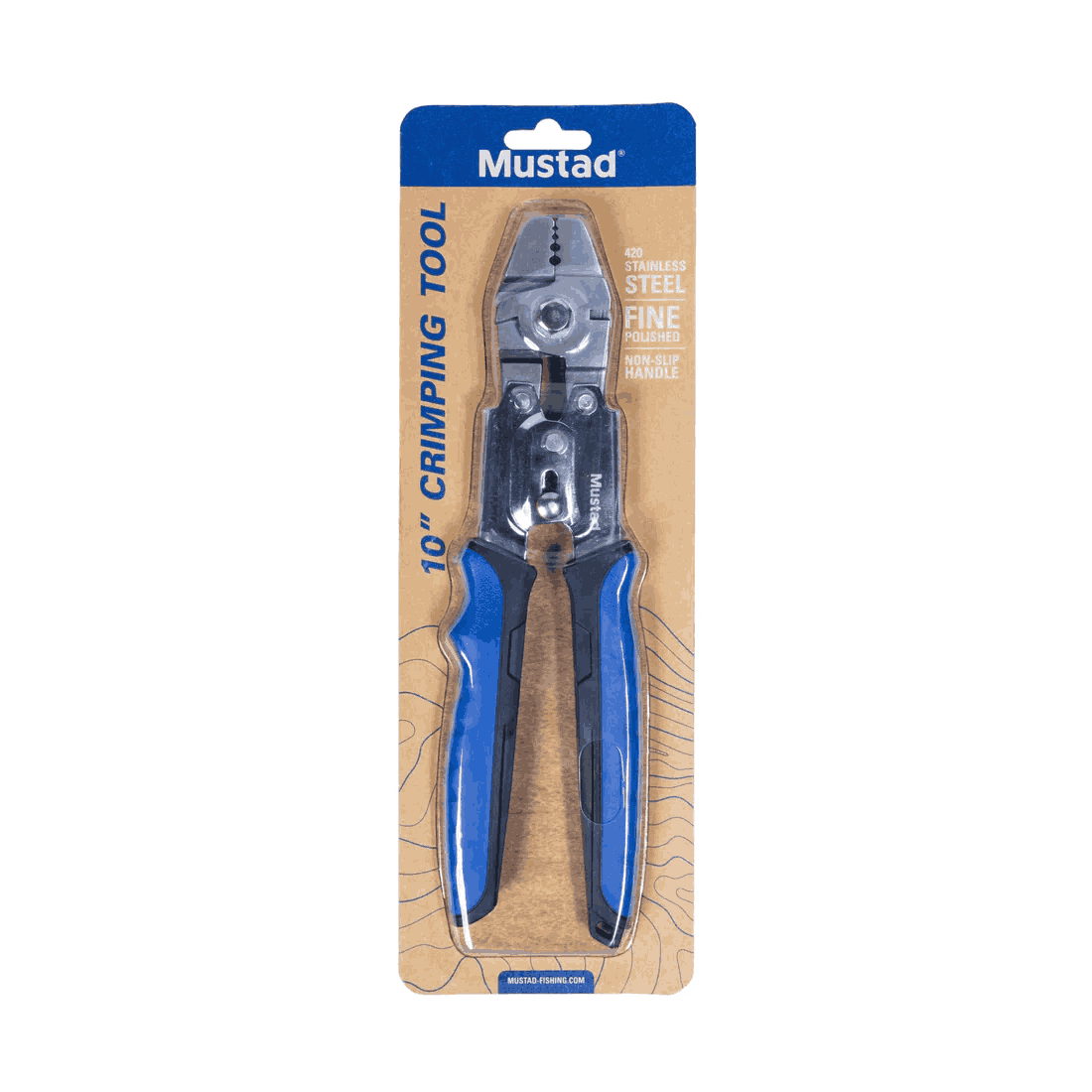 View of Tools Mustad 10” Crimping Tool available at EZOKO Pike and Musky Shop