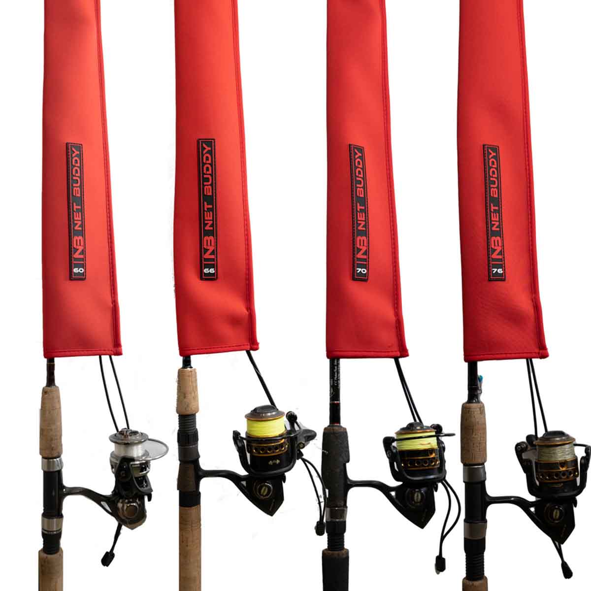 View of Rods-Reels-Accessories Net Buddy Spinning Rod Sleeves available at EZOKO Pike and Musky Shop