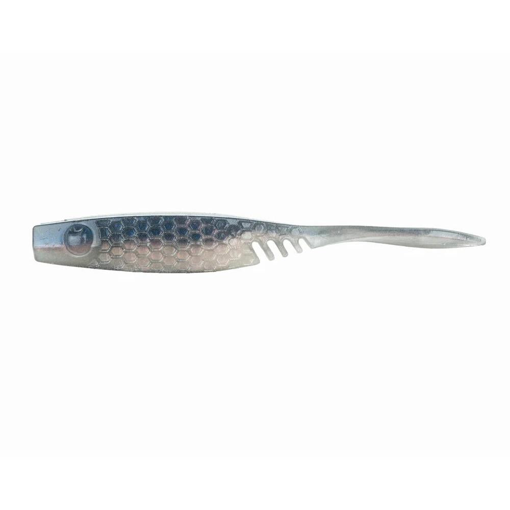 View of Softbaits NetBait HexTek Eko Shad 3" Pro Blue Red Pearl available at EZOKO Fishing