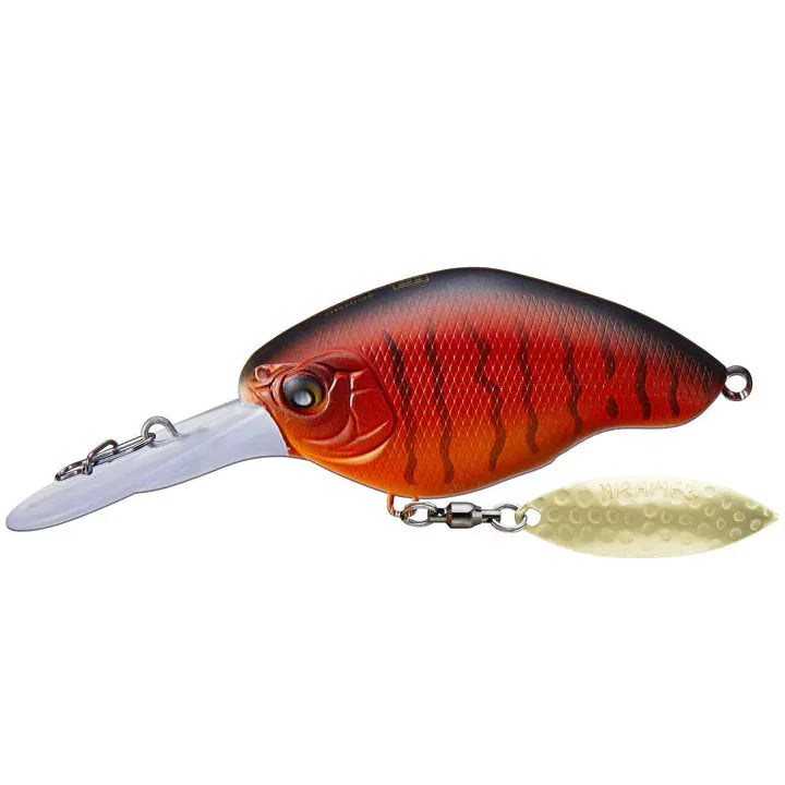 View of Crankbaits Nishine Lure Works Chippawa DD Deep Blade Crankbait Matte Orange Tiger available at EZOKO Fishing