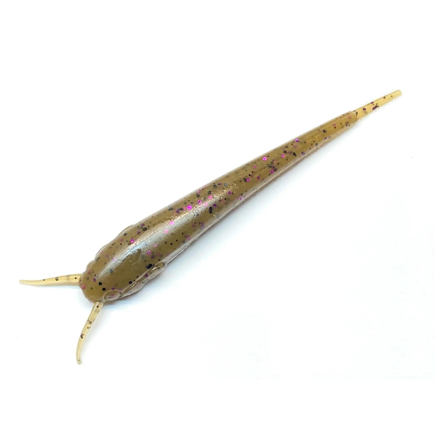 View of Softbaits Nishine Lure Works Namazu Stickbait Goby with Purple Flake 5in available at EZOKO Fishing