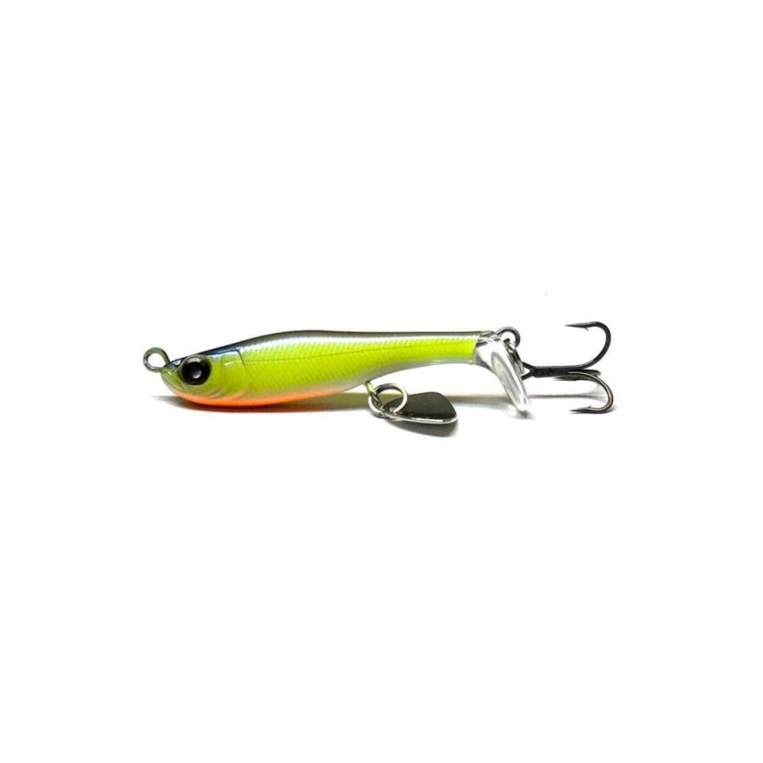 View of Jigs Nishine Lure Works Saugeen 40 BPB Chartreuse available at EZOKO Fishing
