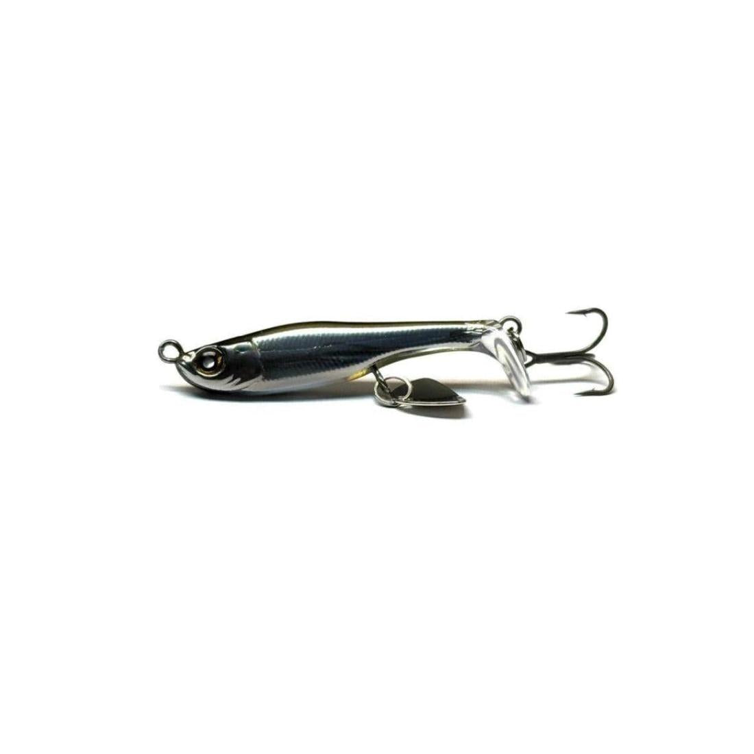 View of Jigs Nishine Lure Works Saugeen 40 Ghost Chrome available at EZOKO Fishing