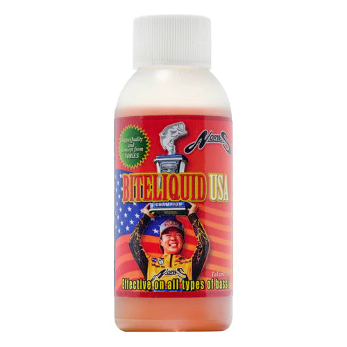 View of Nories Bite Liquid USA Fish Attractant available at EZOKO Fishing