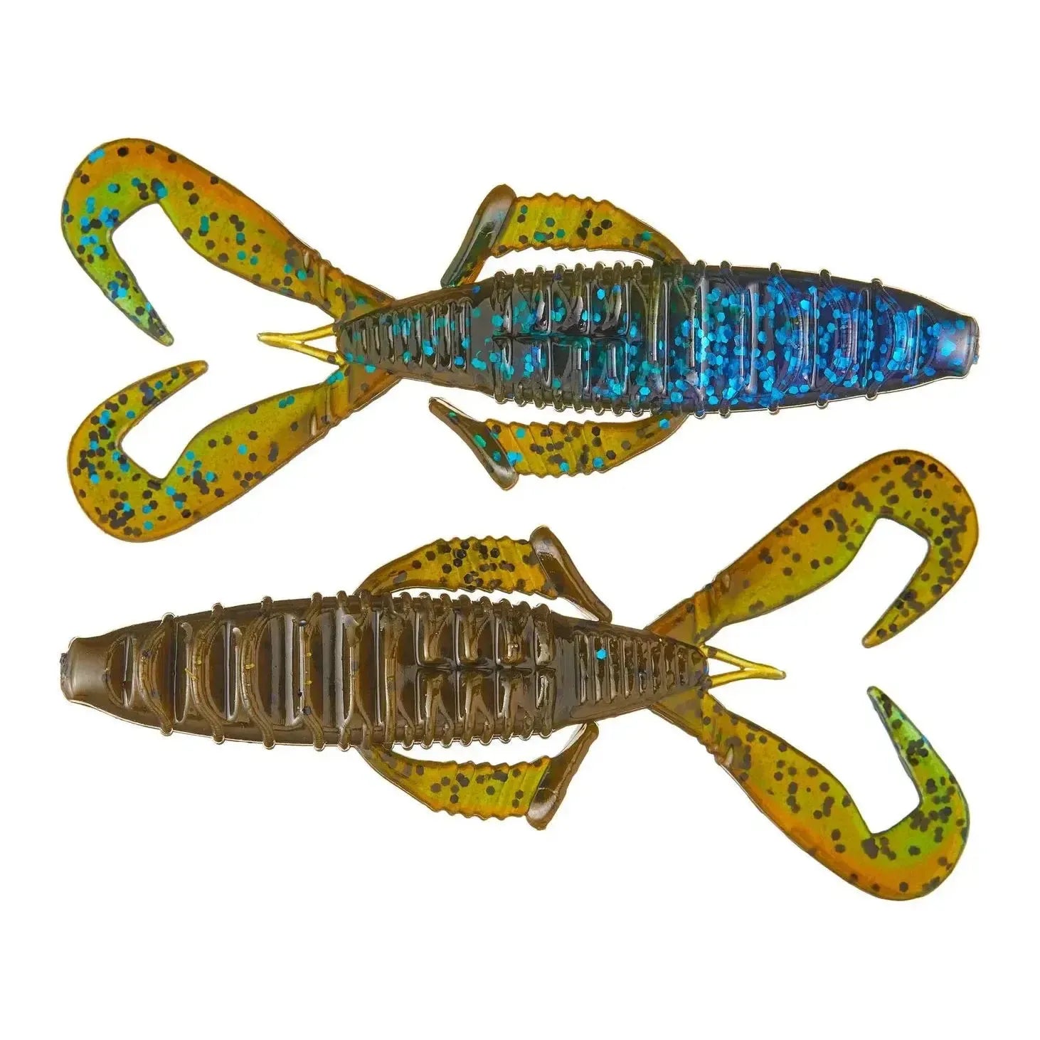 View of Creature Baits Nories Front Flapper Curly 4" Okichobi Craw available at EZOKO Fishing