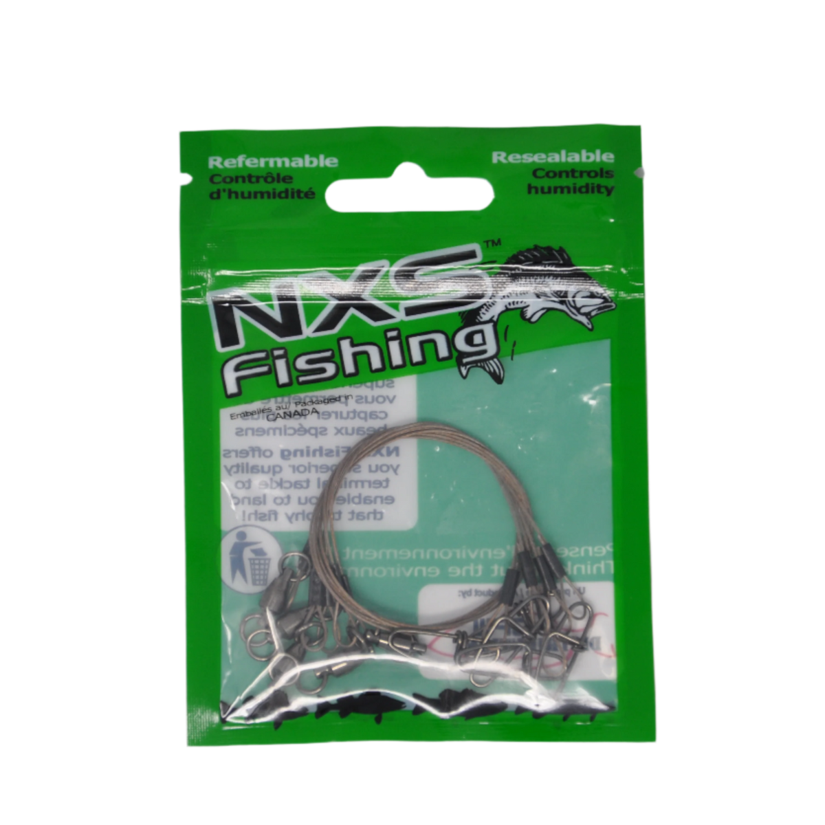 View of Leaders NXS Wire Leader 10 in. 40 lbs. available at EZOKO Pike and Musky Shop