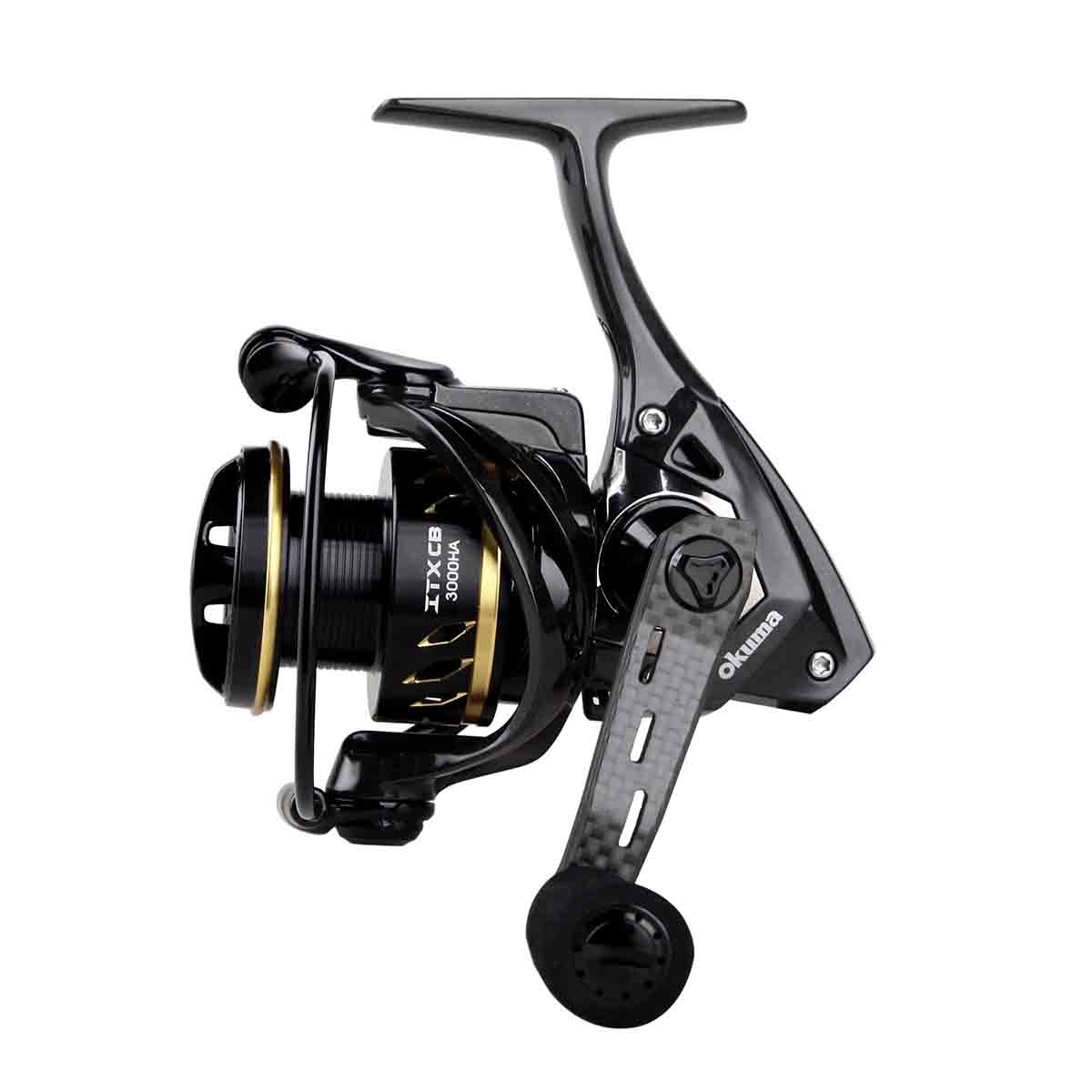 View of Spinning_Reels Okuma ITX-ICB Spinning Reels available at EZOKO Pike and Musky Shop