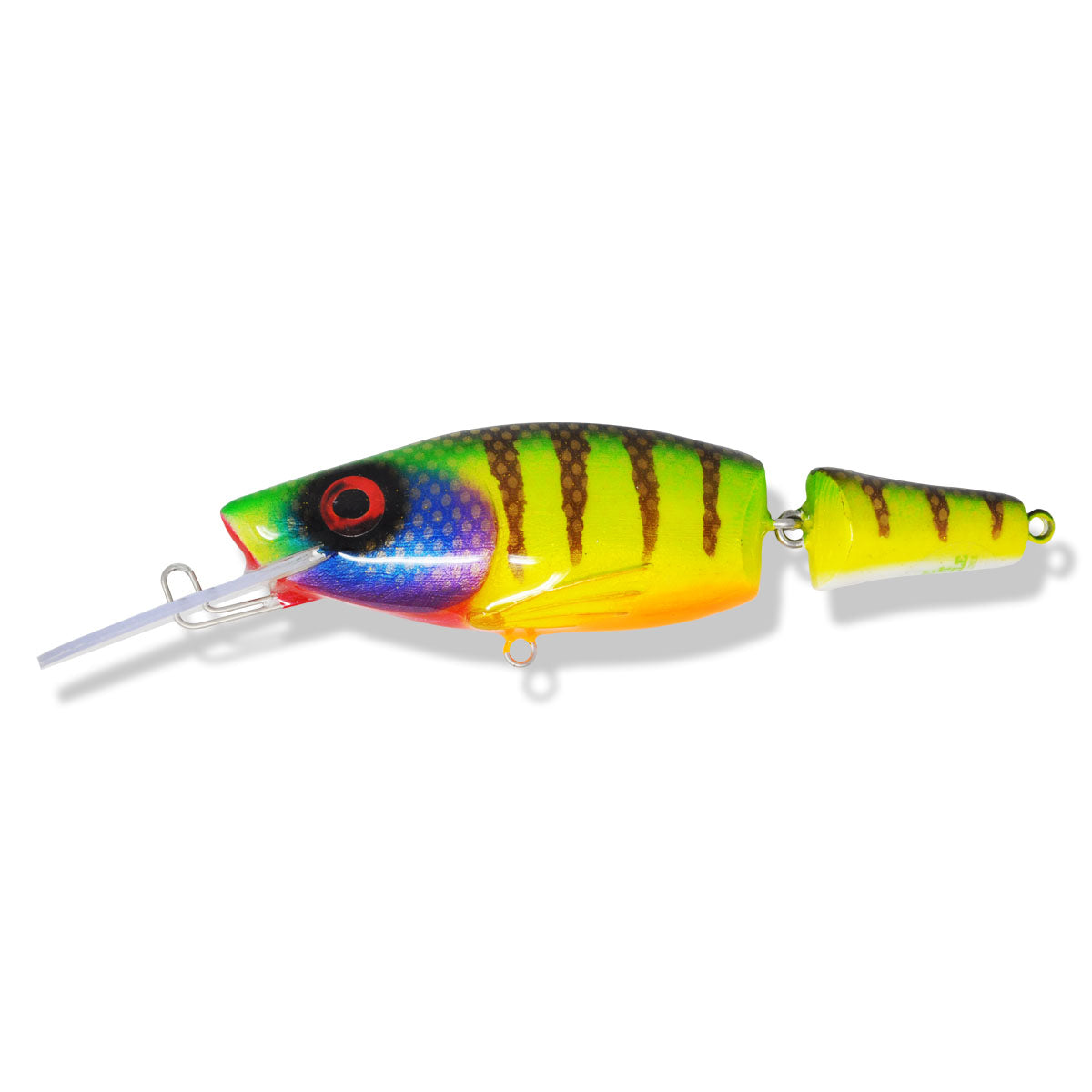 View of Crankbaits One Shot Tackle Jointed Perch 8" Crankbait The Saint available at EZOKO Fishing