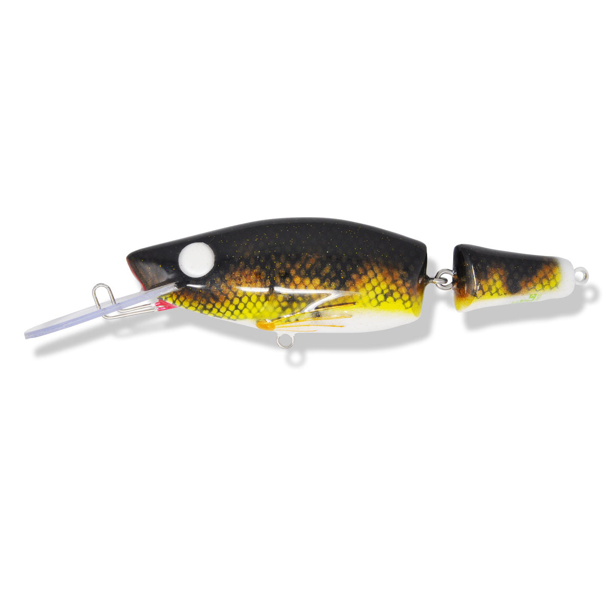 View of Crankbaits One Shot Tackle Jointed Perch 8" Crankbait Walleye available at EZOKO Fishing