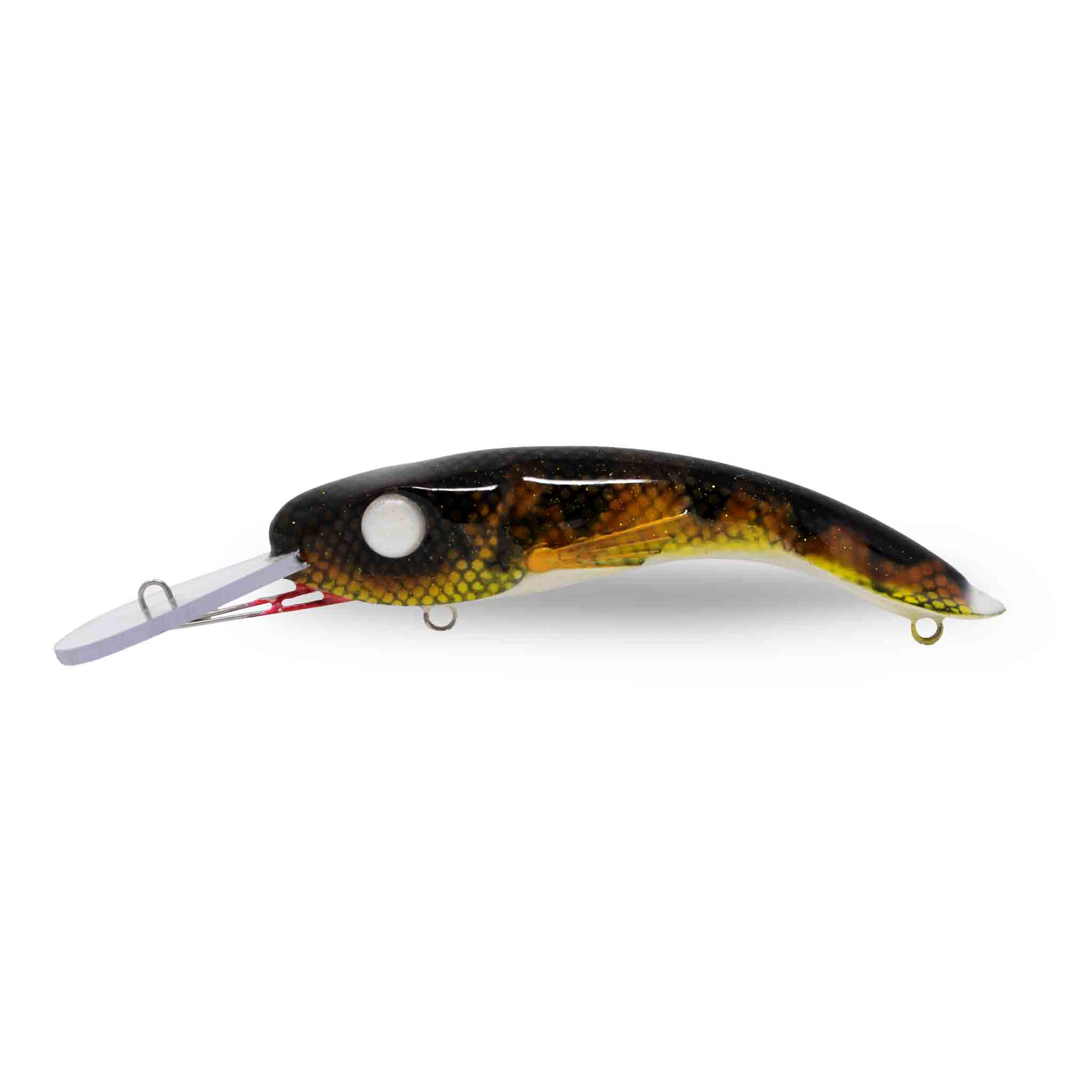 View of Crankbaits One Shot Tackle Perchosaurus 7" Crankbait Walleye available at EZOKO Fishing
