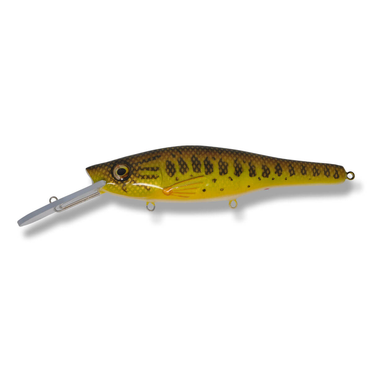 View of Crankbaits One Shot Tackle Straight Perch 10" Crankbait Bass available at EZOKO Pike and Musky Shop