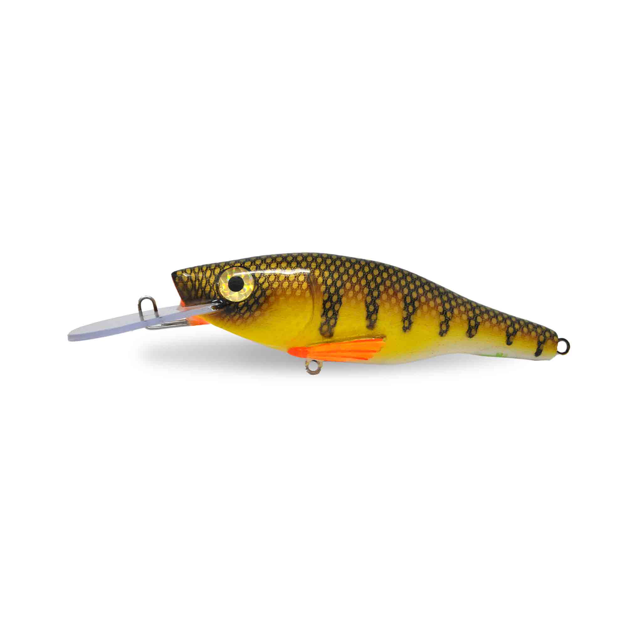 View of Crankbaits One Shot Tackle Straight Perch 7" Crankbait St Lawrence Perch / White Belly available at EZOKO Fishing