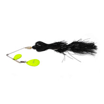 View of Spinnerbaits PDeez Bell Trolling Spinnerbait Black / Chartreuse available at EZOKO Pike and Musky Shop