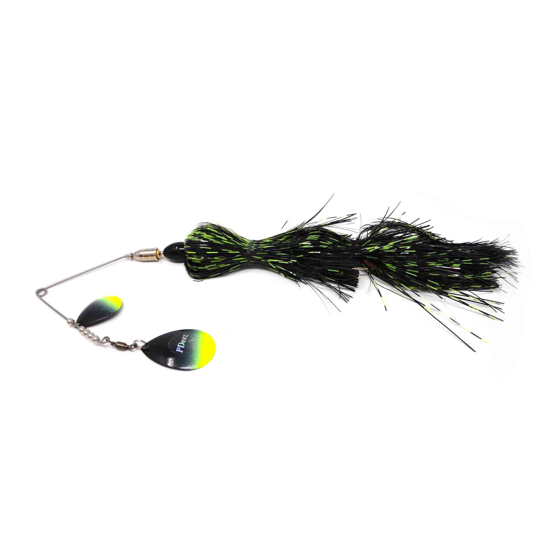 View of Spinnerbaits PDeez Bell Trolling Spinnerbait Green Mamba available at EZOKO Pike and Musky Shop