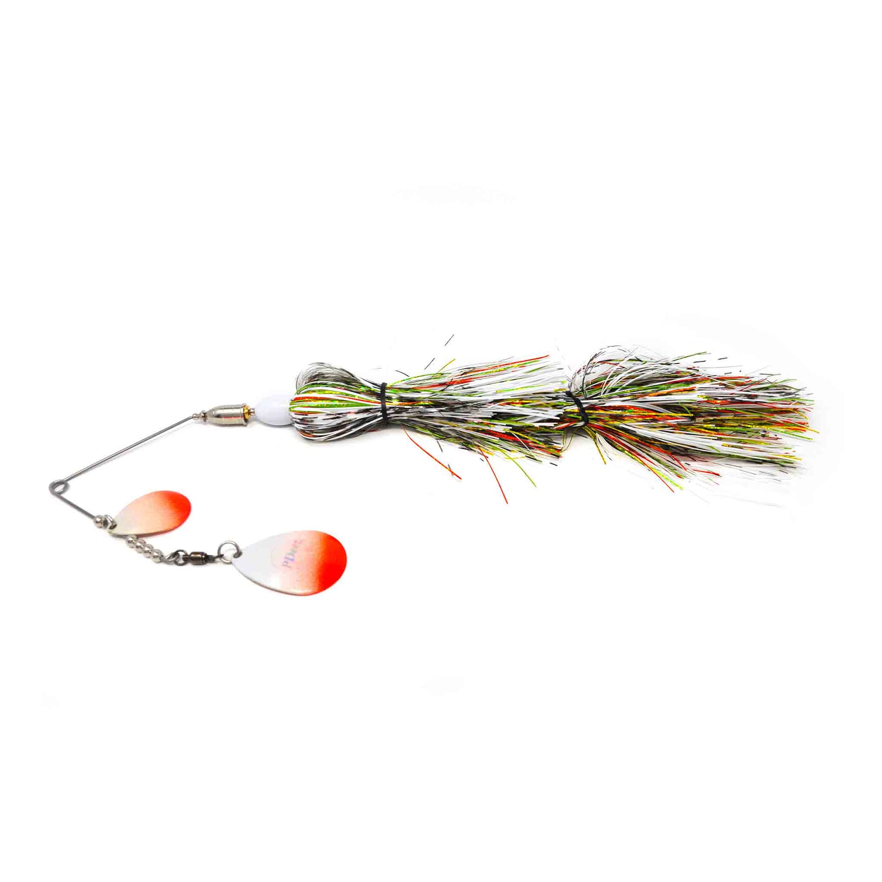 View of Spinnerbaits PDeez Bell Trolling Spinnerbait White Perch 3.0 available at EZOKO Fishing