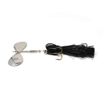 View of Bucktails PDeez Big Tens (10/10) Bucktail Black / Silver available at EZOKO Fishing