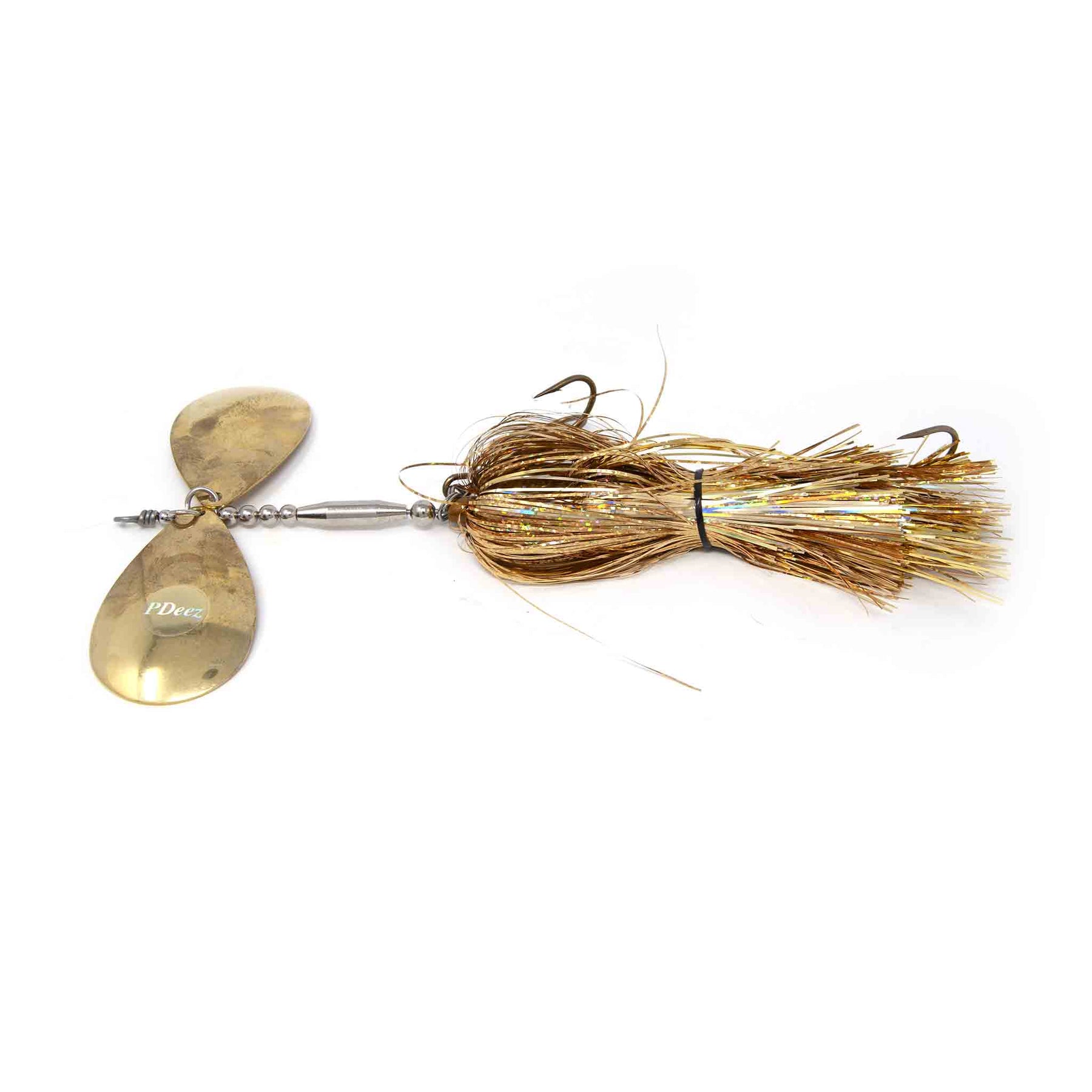 View of Bucktails PDeez Big Tens (10/10) Bucktail Blondie available at EZOKO Pike and Musky Shop