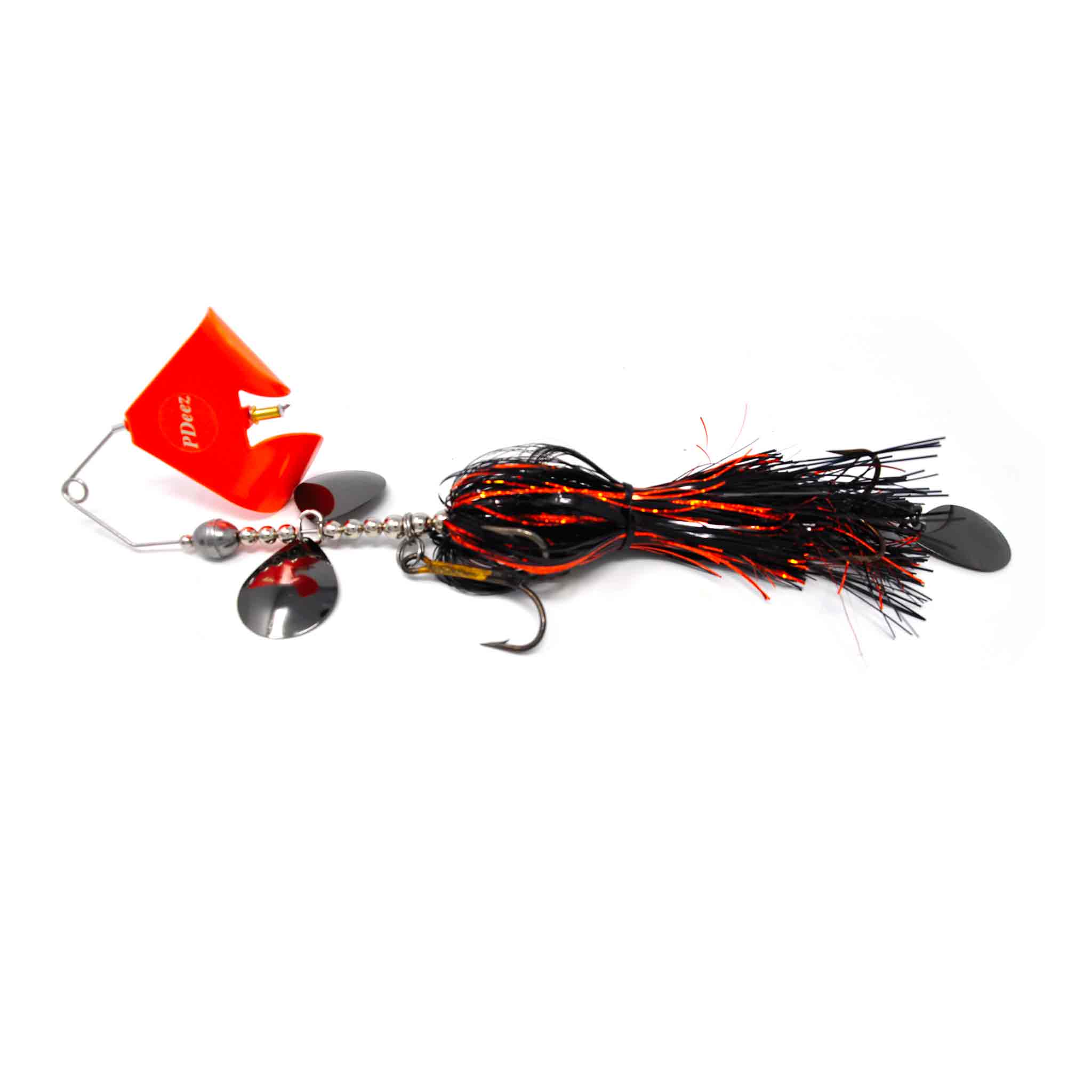 View of Spinnerbaits PDeez Clickbustr Buzzbait Tail Spin Bucktail Ocho Cinco available at EZOKO Pike and Musky Shop