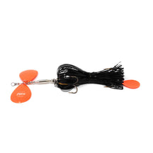 Pdeez LSG Missile Tail Spin (9/9) Black / Orange Bucktails