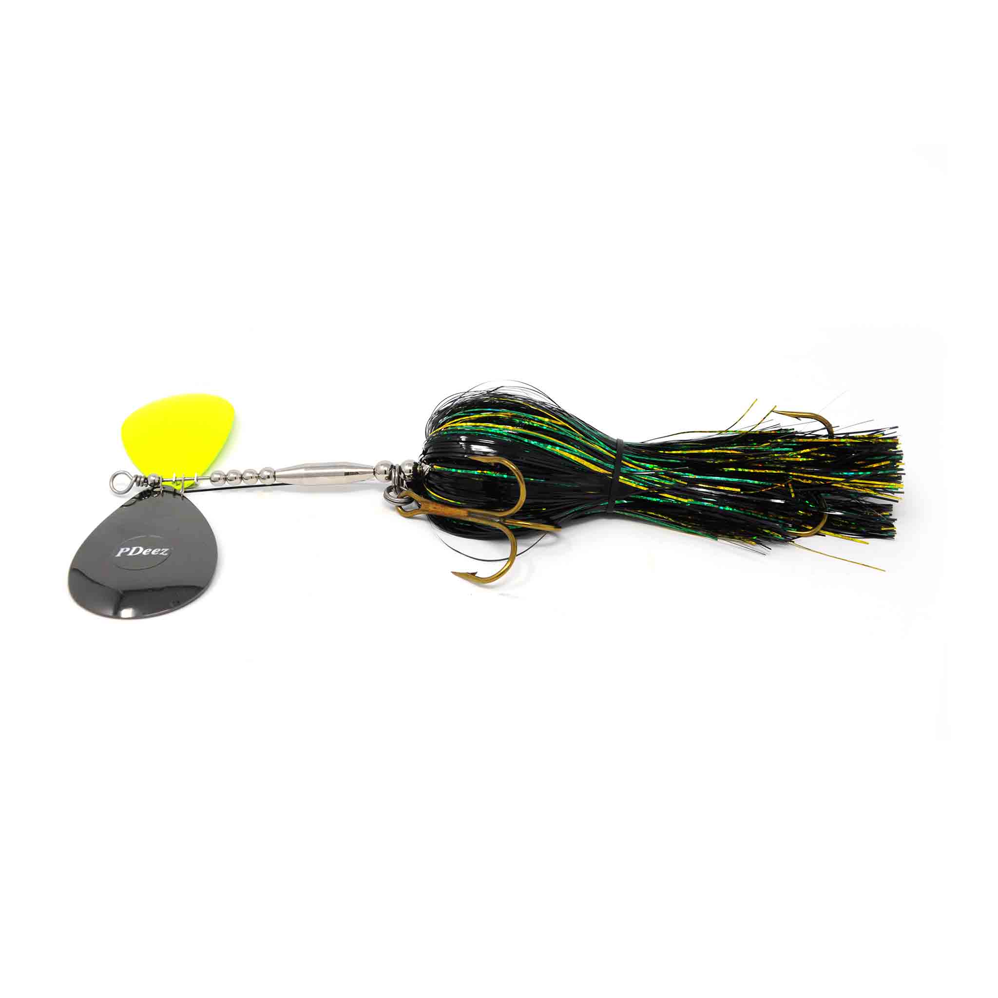 View of Bucktails PDeez Muskiemama Big Tens (10/9) Bucktail Bob Marley available at EZOKO Fishing
