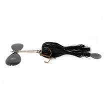 Pdeez Muskiemama Big Tens Tail Spin (10/9) Black / Nickel Bucktails