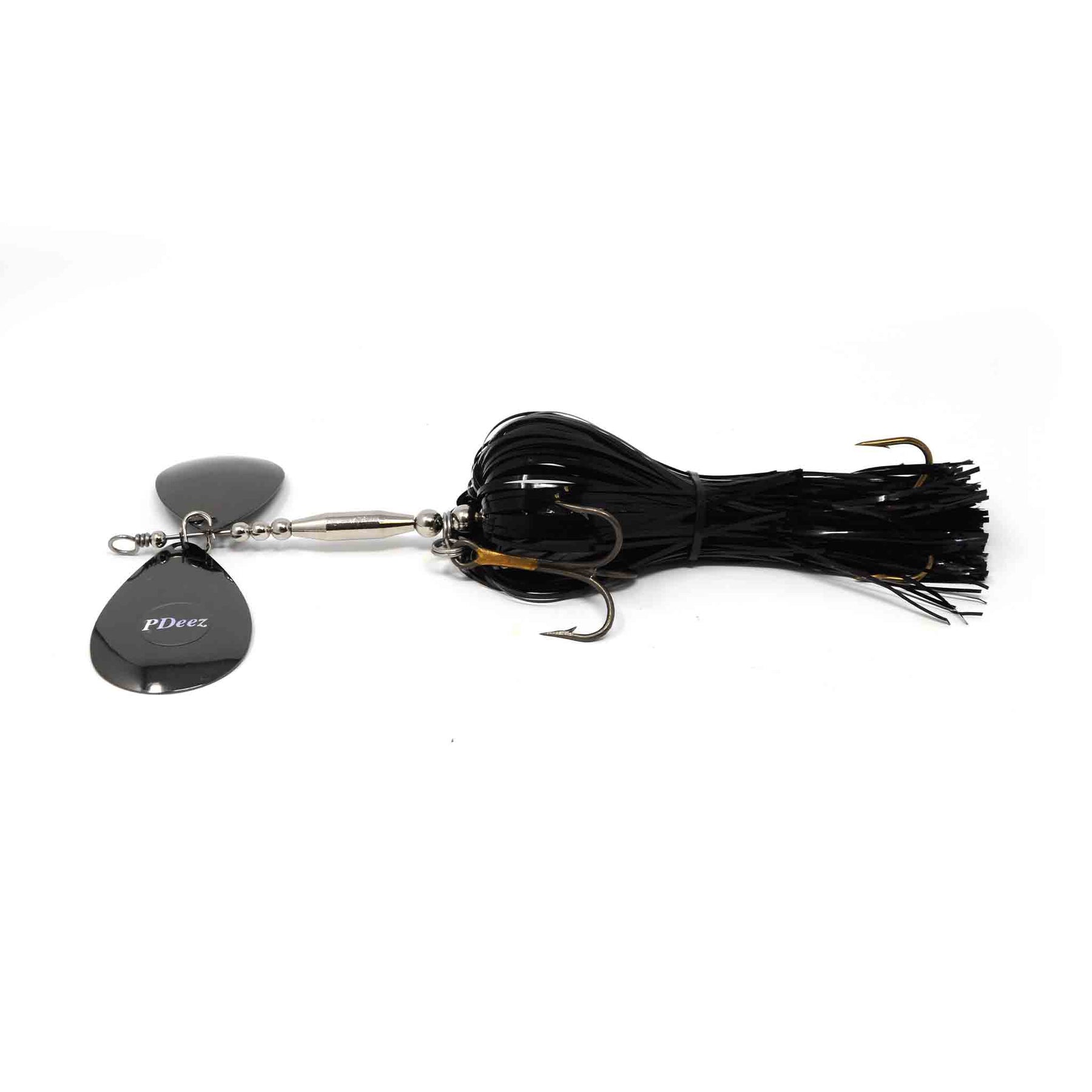 Pdeez Muskiemama LSG Missile (9/8) Black / Nickel Bucktails