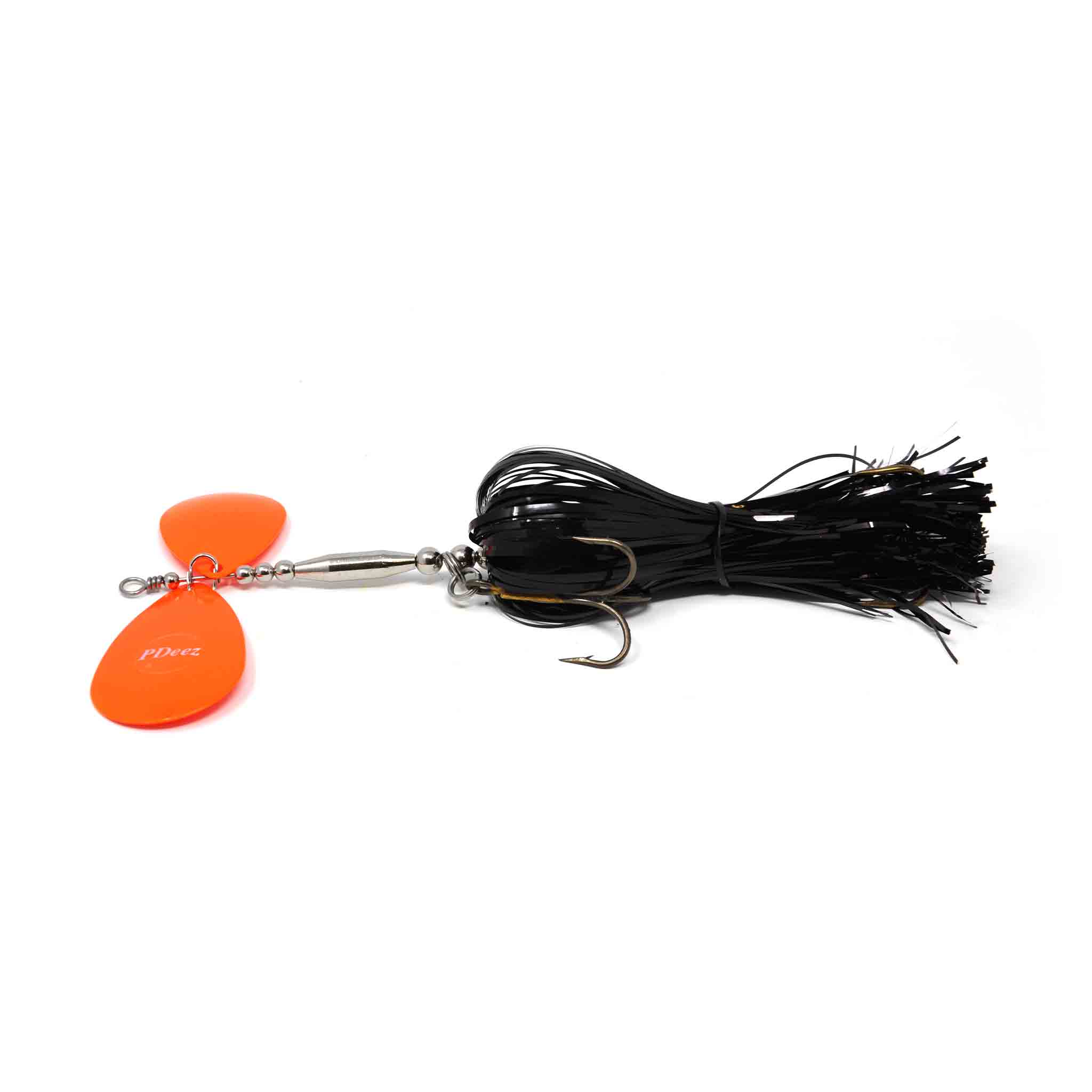 View of Bucktails PDeez Muskiemama LSG Missile (9/8) Bucktail Black / Orange available at EZOKO Fishing