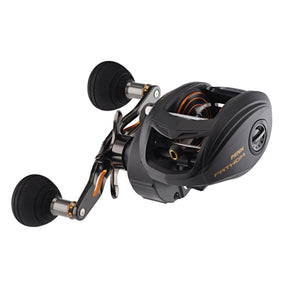 View of Baitcast_Reels PENN Fathom 400 Baitcast Reel Right 6.2:1 available at EZOKO Pike and Musky Shop