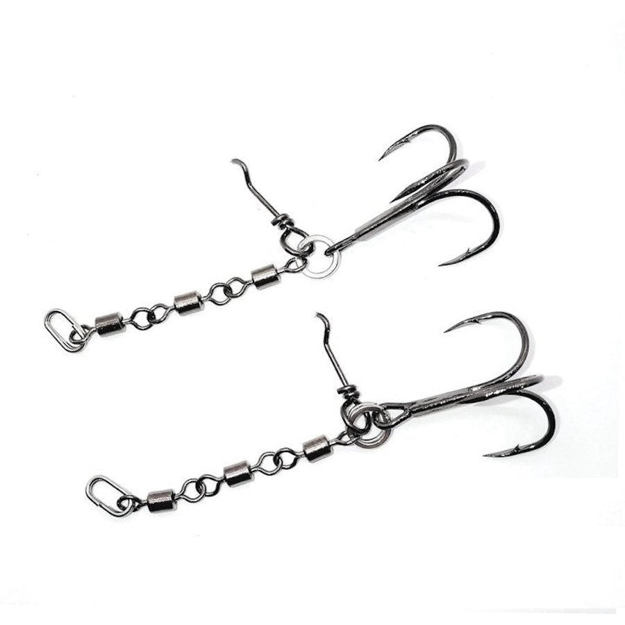 View of Rigs Pikecraft 3-Swivels Stinger Rig M available at EZOKO Pike and Musky Shop