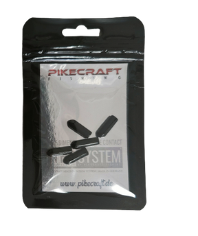 View of Rigs Pikecraft Trailer Hook Tube Black available at EZOKO Pike and Musky Shop