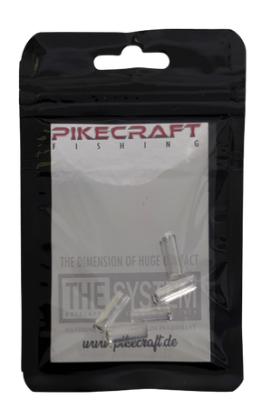 View of Rigs Pikecraft Trailer Hook Tube Transparent available at EZOKO Pike and Musky Shop