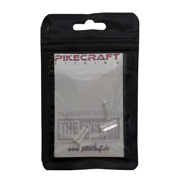 View of Rigs Pikecraft Trailer Hook Tube Transparent available at EZOKO Pike and Musky Shop