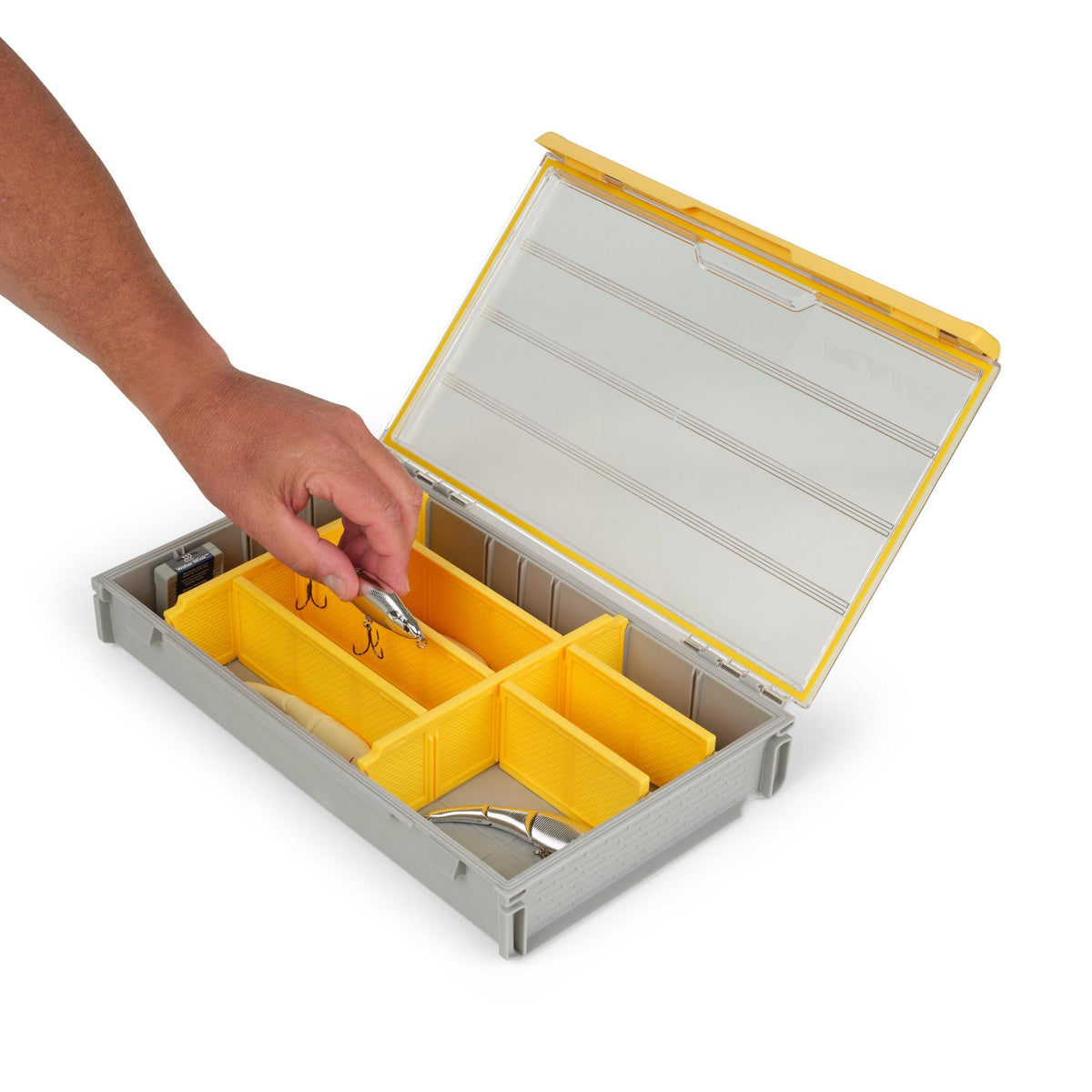View of Plano Edge Flex Storm Tackle Box available at EZOKO Fishing