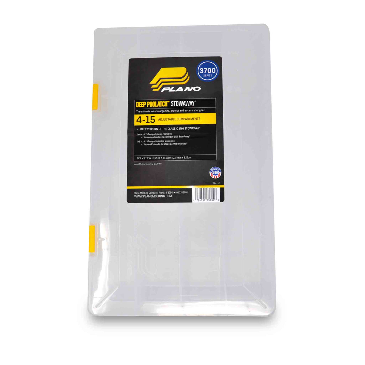 Plano ProLatch 3700 Deep StowAway Tackle Box musky lures storage