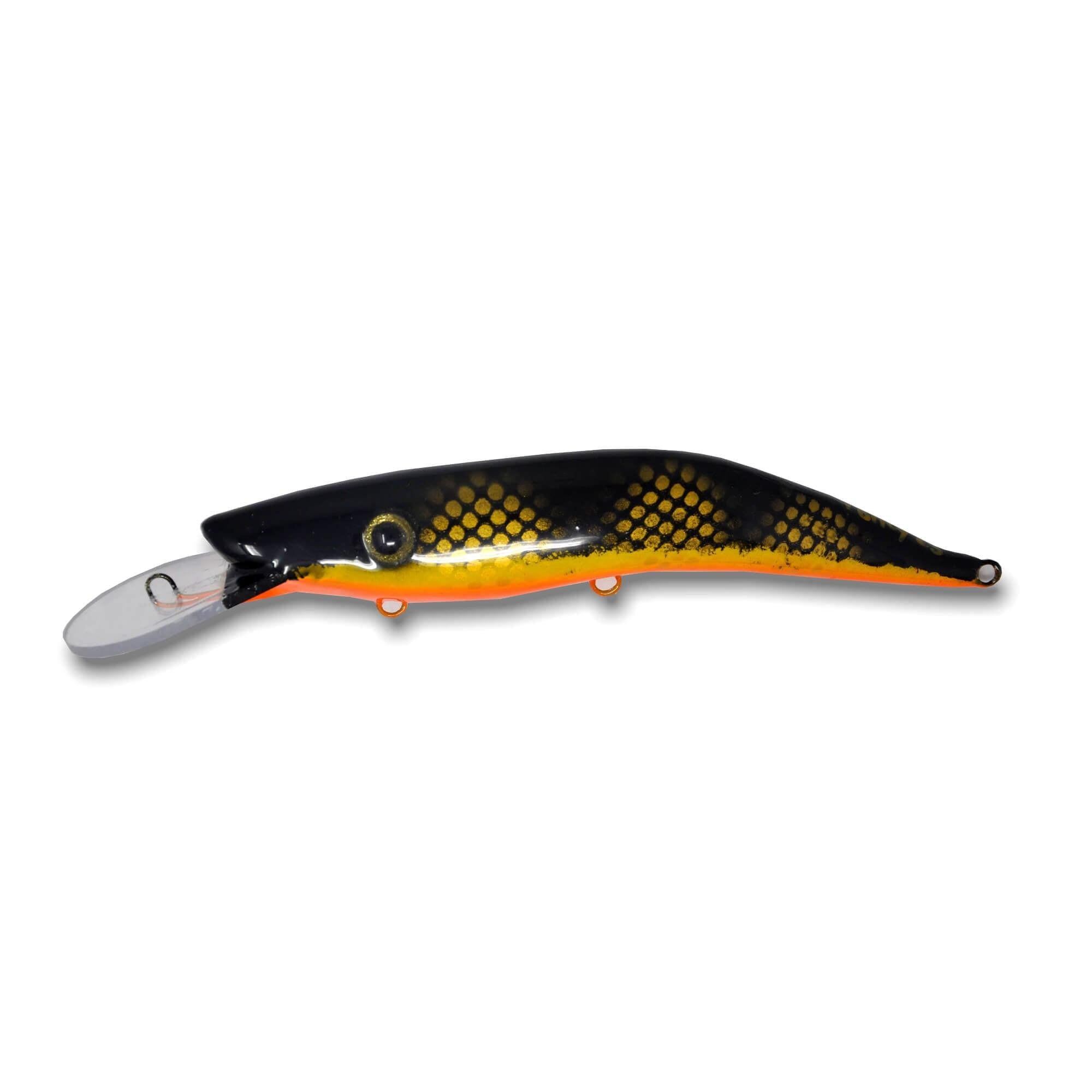 View of Crankbaits Polley Bait Hellebarde 10 in. Black Perch available at EZOKO Fishing