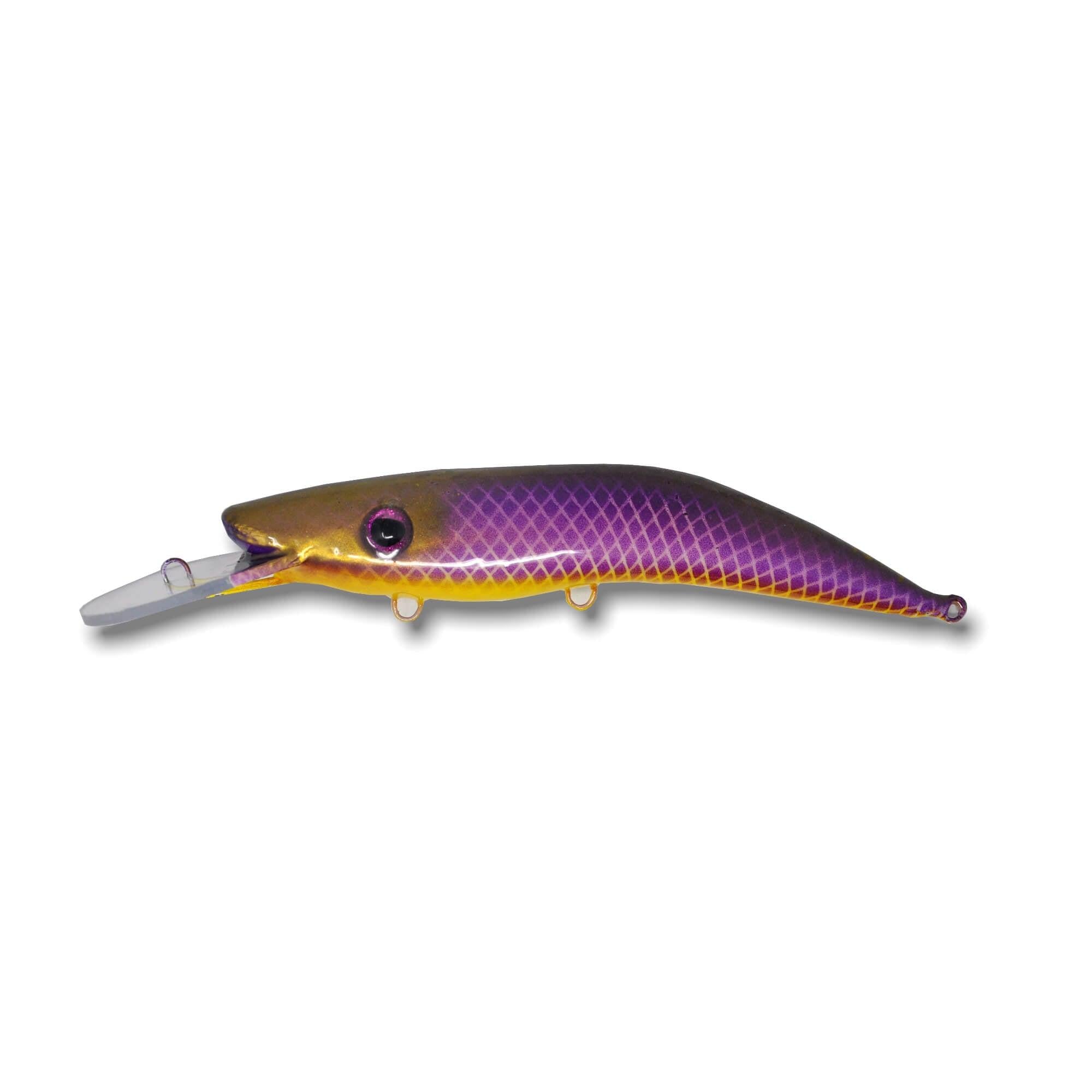 View of Crankbaits Polley Bait Hellebarde 8 in. Crown royale available at EZOKO Pike and Musky Shop