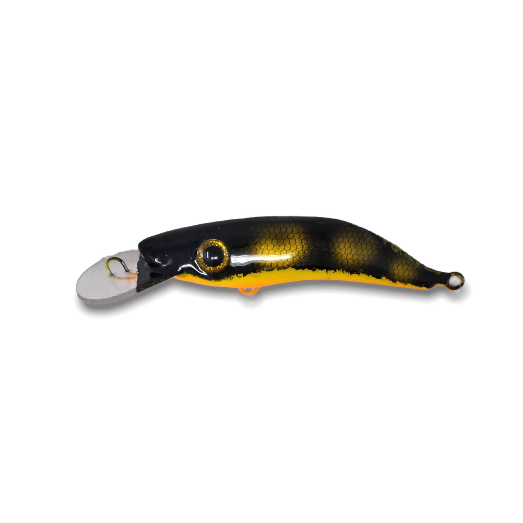 View of Crankbaits Polley Bait Hellebarde 6 in. Black Perch available at EZOKO Fishing