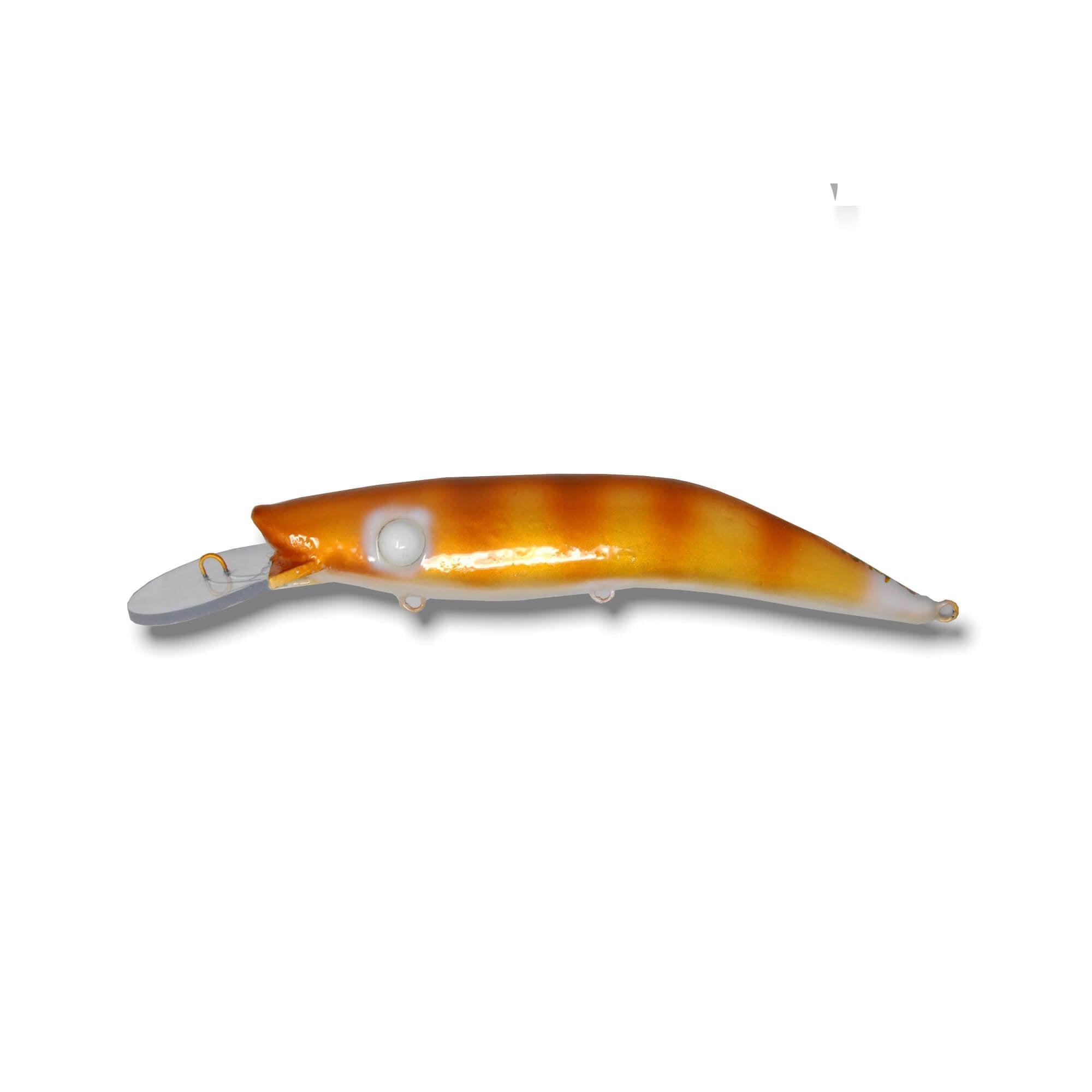 View of Crankbaits Polley Bait Hellebarde 8 in. Dirty Walleye available at EZOKO Pike and Musky Shop