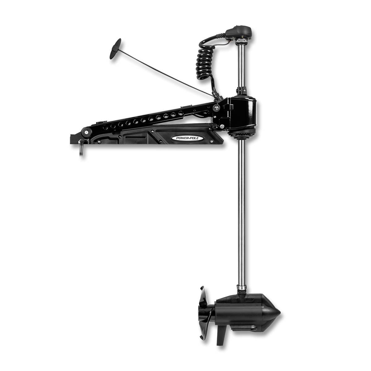 View of trolling_motor Power-Pole Move ZR Bow Mount Trolling Motor available at EZOKO Pike and Musky Shop
