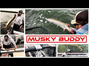 The Net Buddy Musky Buddy - Track Mount Net Holder