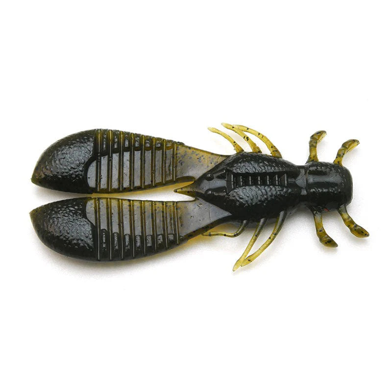 View of RAID Japan Egu Chunk 3.5" Green Pumpkinseed available at EZOKO Fishing