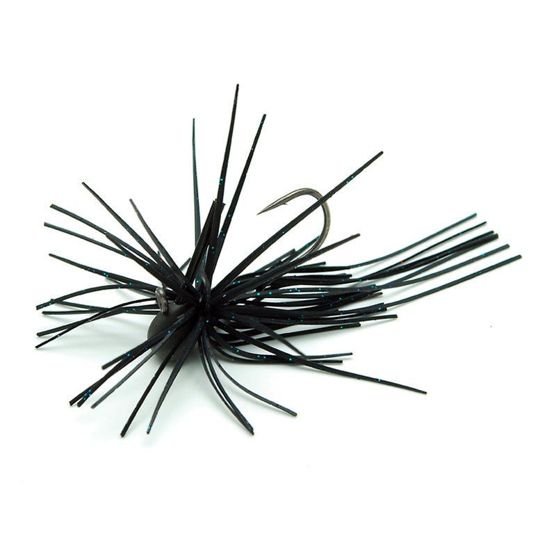 View of RAID Japan Egu Dama Level 7 g Black Blue Flake available at EZOKO Fishing
